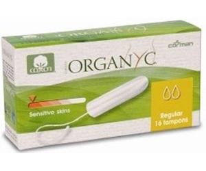 Organyc Tampons 100% Cotton-Made No Applicator Regular 16 Units