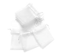 Organza Bags，Small drawstring bag， 100Pcs Jewelry Packaging Bag 7x9 cm Organza Bags Storage Makeup Wedding Drawstring Pouches