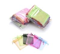 Organza Bags,Small drawstring bag, 100Pcs Jewelry Packaging Bag 7x9 cm Organza Bags Storage Makeup Wedding Drawstring Pouches