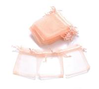 Organza Bags,Small drawstring bag, 100Pcs Jewelry Packaging Bag 7x9cm Organza Bags Storage Makeup Wedding Drawstring Pouches