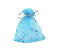 Organza Bags，Small drawstring bag， 9x12 cm Star Charms Drawable Organza Bags Wedding Decoration Bag Jewelry Packaging & Display Pouches Wholesale 50pcs/lot