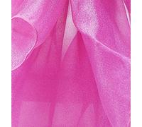 Organza Fabric 1.5m Wide Sold Per Meter Cut by The Yard Perfect for Swagging Draping Wedding Decor Crafts (Raspberry)