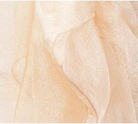 Organza Fabric 1.5m Wide Sold Per Meter Cut by The Yard Perfect for Swagging Draping Wedding Decor Crafts (Peach)