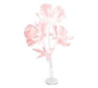 Organza Flowers Giant Flowers For Decoration 1 Set Artificial 55In Gauze Large Flowers With 3 Flower Heads & Base Bendable Diy Flower Decorations For Wedding, Backdrop, Photography, Style2