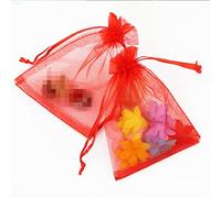 Organza gift bags, 10pcs 15x20 17x23 20x30 Organza Bags Packaging Pouches Bag Wedding Decoration Birthday Party Supplies Bag