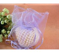 Organza Gift Bags, 40cm 50pcs Multi Round Gift Bags For Jewelry/wedding/christmas/birthday Yarn Bag With Handles(Purple,35cm)