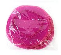 Organza Gift Bags, 40cm 50pcs Multi Round Gift Bags For Jewelry/wedding/christmas/birthday Yarn Bag With Handles(Rose Red,26cm)