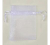 Organza Gift Pouches, 50pcs/bag 30x40cm 35x50cm Large Organza Gift Bags for Clothes Umbrella Bags Christmas Party(White)