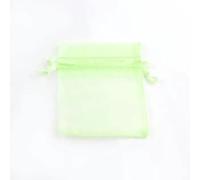 Organza pouch bulk, 50pcs 7x9 9x12 10x15 Organza Bags Jewelry Packaging Bags Engagement Wedding Party Decoration Drawstring Packaging Pouches(Lemon Green,1 count (Pack of 1))