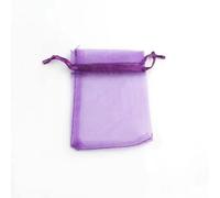 Organza pouch bulk, 50pcs 7x9 9x12 10x15 Organza Bags Jewelry Packaging Bags Engagement Wedding Party Decoration Drawstring Packaging Pouches(Purple,9X12CM)