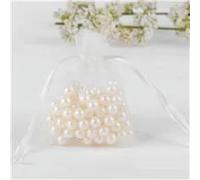 Organza pouch bulk, Organza Sachet Bags 5X7CM 100pcs/Lot Random Mixed Color Drawstring Small Jewelry Bags for Rings Necklace Packaging(White)