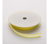 Organza Ribbon : 10mm : Lemon Yellow