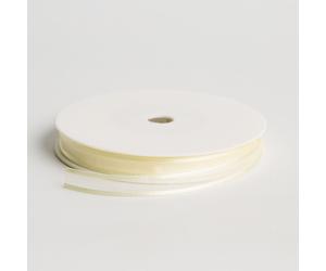 Organza Ribbon : 10mm : Pale Yellow
