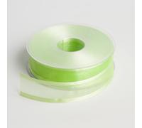 Organza Ribbon : 25mm : Leaf Green