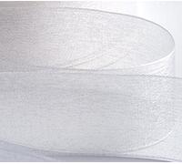 Organza Ribbon. for Gifts Wrap Sew Party, Decorations Events Dress Wedding Christmas Crafts, Bows Car, Floral Balloons Hairs, DIY, Bouquets, Cake More 45 Meters / 50 Yards Rolls (25mm, White)