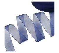 organza ribbon rolls, Organza Gift Wrap Ribbon 50 Yards Multicolor 12-50mm(Blue,12mm)