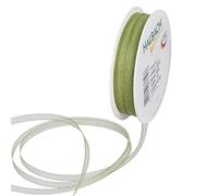 Organza with Edge Moss Green 5 mm 50 m Ribbon Wedding