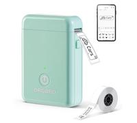ORGBRO X1 Label Maker Machine with Tape Thermal Portable Bluetooth Label Printer for Smartphones Mini Handheld Sticker Maker with Multiple Templates for School Office Home Kitchen Organization, Green