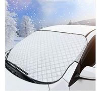 OrgeMaan Car Windscreen Frost Cover Windscreen Frost Protector Snow Ice Frost Sun UV Dust Water Resistent Pefect Fit for Cars SUVs in all Weather (145×100cm)