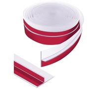 Orghtin Draft Excluder for Doors Clear T-Shaped Silicone Seal Strip, Weather Stripping Door Seal Strip, 10 Feet/ 3m Draft Stopper for Side or Under of Door