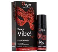 Orgie Sexy Vibe HOT - Strawberry Warming Liquid Vibrator (15ml)