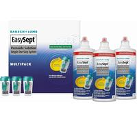 Orginal EasySept 3x360ml Hydrogen Peroxide Lens Solution+Case for Sensitive Eyes