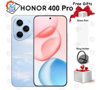 Orginal HONOR 400 Pro 5G Mobile Phone 6.55" 120Hz OLED Snapdragon 8 Gen 3 200MP Camera 7200mAh Battery IP68/IP69 Waterpoof Silver