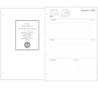 Orgnizme 2026 Diary Refill A4 Size, Week on Two Pages, Compatible with Filofax A4 Organiser, 210 x 297mm