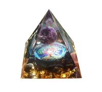 Orgone Pyramid | Handmade Orgonite Pyramid Crystal Stone Orgone Energy Healing Resin(Crystals C)