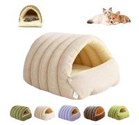 Orgonite Cozy Cat Bed, Cat Beds for Indoor Cats, Hideaway Pet Bed with Cover Cave, 360° Nesting Design, Removable Washable Warm Pets Nest for Cats and Small Dogs
