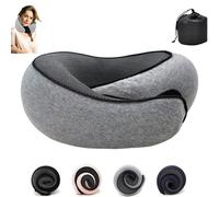 Orgonite Flyhugz Neck Pillow, Flyhugs Neck Pillow, Wander Plus Travel Pillow, Wander Plus Travel Neck Pillow, Memory Foam Neck Pillow for Traveling, Neck Pillow Airplane (Dark Grey)