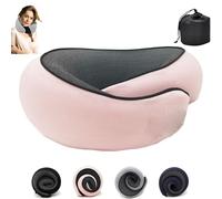 Orgonite Flyhugz Neck Pillow, Flyhugs Neck Pillow, Wander Plus Travel Pillow, Wander Plus Travel Neck Pillow, Memory Foam Neck Pillow for Traveling, Neck Pillow Airplane (Pink)