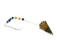 Orgonite Power Chakra Pendulum Flower Of Life Multicolor