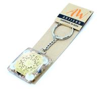 Orgonite Power Keyring Home Protect Tourmaline Multicolor