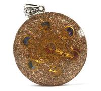 Orgonite Power Pendant Multi Power Chakra Large Brozen