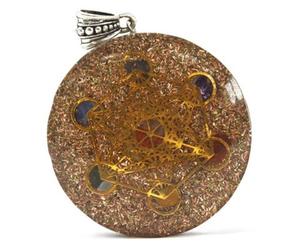 Orgonite Power Pendant Multi Power Chakra Large Brozen