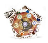 Orgonite Power Pendant Pentagon Chakra - Spiritual Healing & Emf Protection