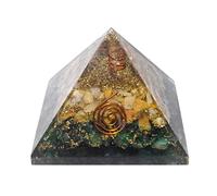Orgonite Pyramid - Green Aventurine + Yellow Aventurine Orgonite Size - 2-2.5 Inch Natural Pyramid For Positive Energy, Vastu, Reiki, Balancing Healing Crystal Gemstone-B07SQ8CWDD
