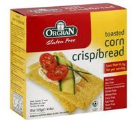 Orgran Free from Corn Crispbread 125 g (Pack of 6)