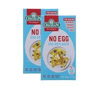 Orgran No Egg (Egg Replacer) Mix - 200g | Vegan & Gluten-Free | Natural Egg Substitute for Baking | Equivalent to 66 Eggs | Dairy-Free, Nut-Free, GMO-Free |from SuperfoodUK (Pack of 2)