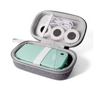 ORGSTA Label Maker Case Compatible S001 Label Maker, for ORGBRO X1 X3 NIIMBOT D11 D110 Label Printer, Hard Carrying Container Storage Holder Organizer for Printer, Tape and Charging Cable (Gray)