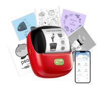 ORGSTA Label Maker Machine with Tape Bluetooth Portable Thermal Labelling Printer 300 Dpi Mini Handheld Sticker Maker