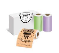 ORGSTA Till Roll Label Thermal Printer Paper White Continues Plain 57mm x6M, 3 Rolls for S002 Portable Printer