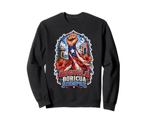 Orgullo Boricua Siempre Puerto Rico Sweatshirt