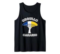 Orgullo Canario Drago Canary Islands Flag Islander Pride Tank Top