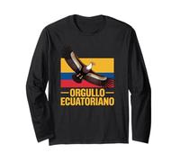 Orgullo Ecuatoriano Ecuador Andean condor Ecuadorian flag Long Sleeve T-Shirt