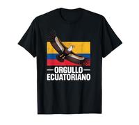 Orgullo Ecuatoriano Ecuador Andean condor Ecuadorian flag T-Shirt