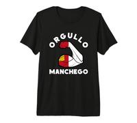 Orgullo Manchego Bandera De Castilla-La Mancha Flag Pride Premium T-Shirt