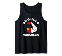 Orgullo Manchego Bandera De Castilla-La Mancha Flag Pride Tank Top