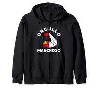 Orgullo Manchego Bandera De Castilla-La Mancha Flag Pride Zip Hoodie